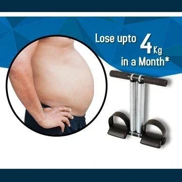 Tummy Trimmer Double Spring Exercise Machine – Leg, Thigh & Ab Exerciser